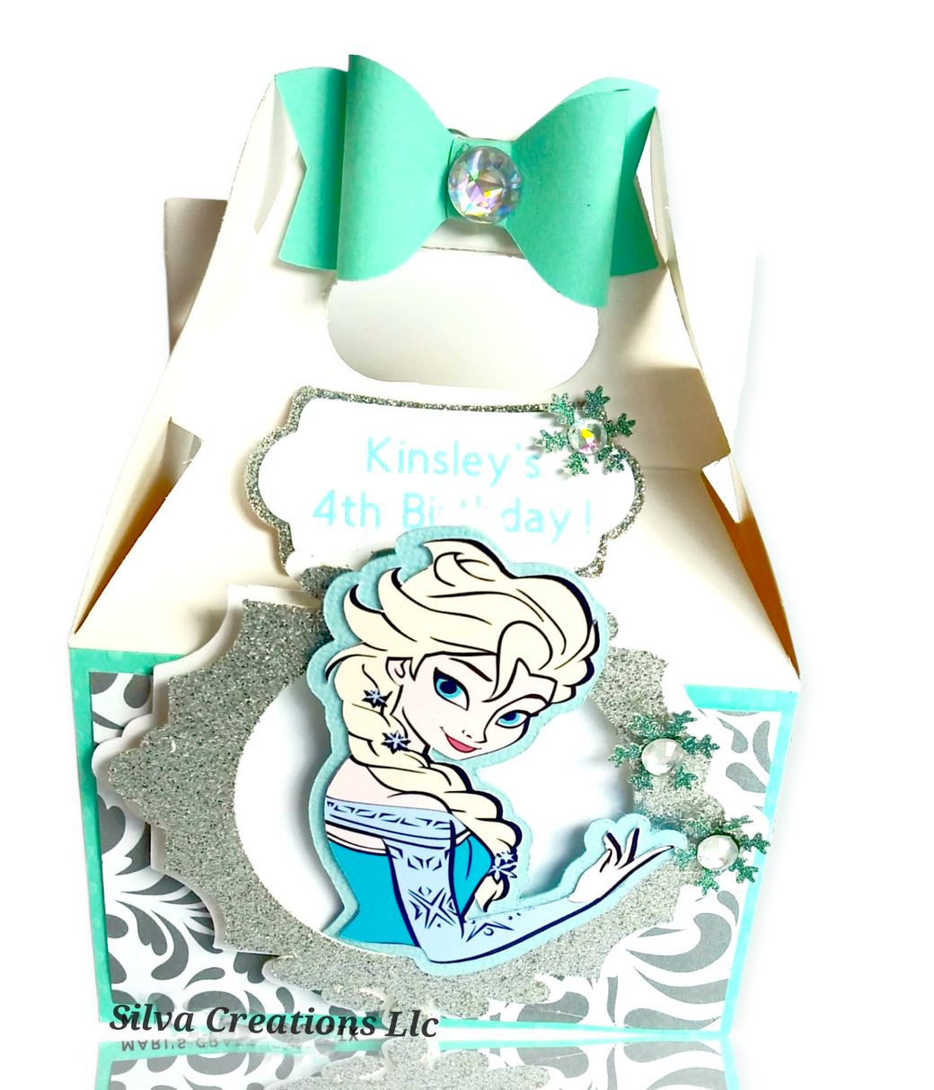 Elsa Frozen favor box