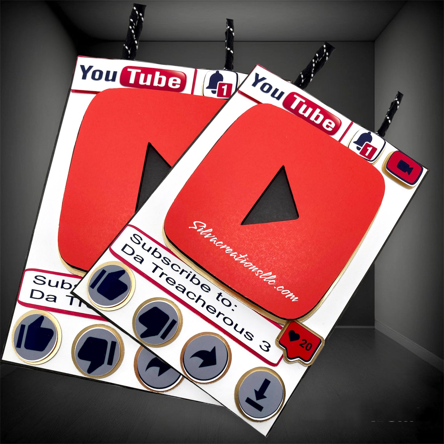 YouTube Theme Goody Bags - YouTube Theme party bags - YouTube inspired Theme Favor bags