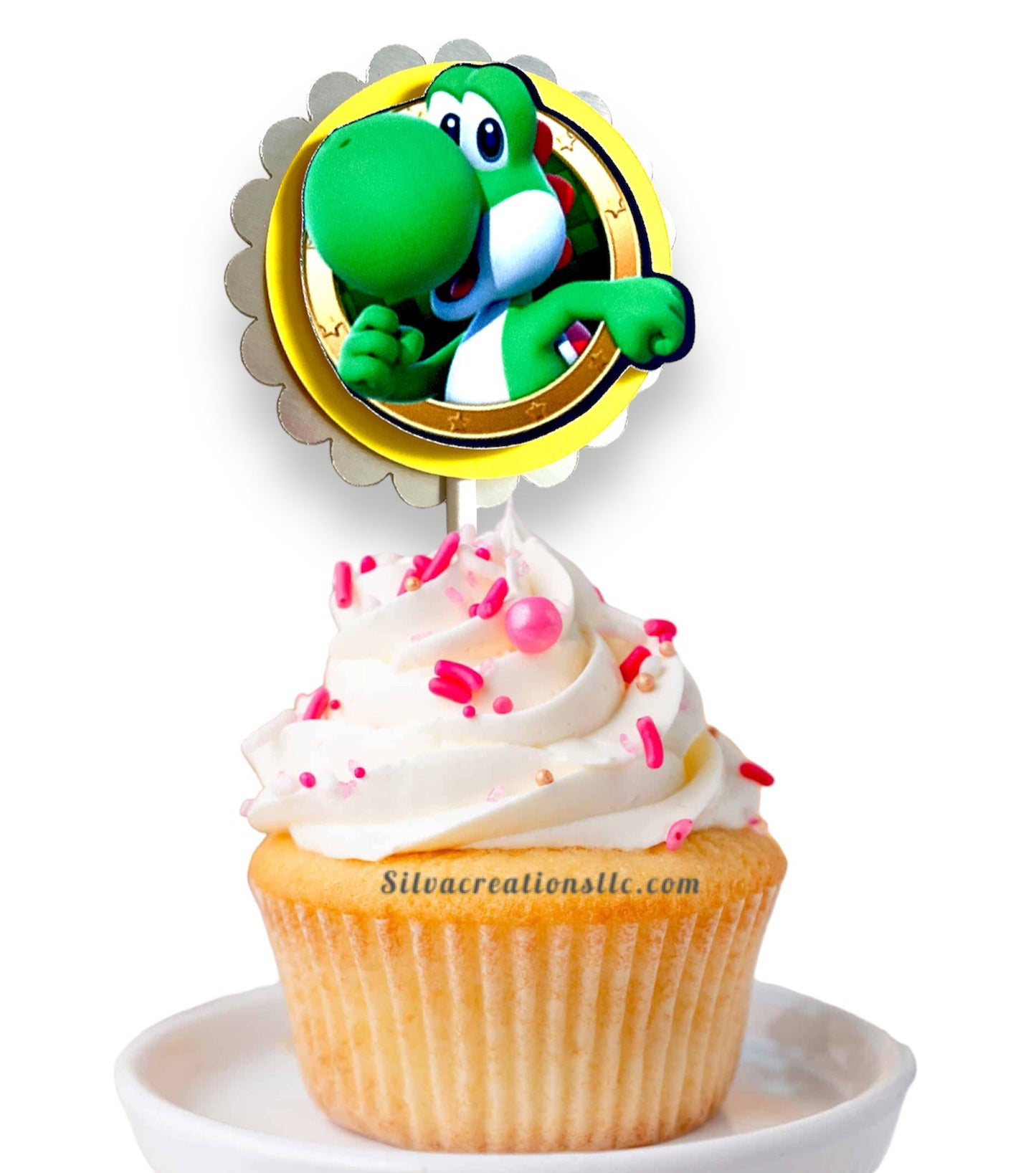 Súper Mario bros party cupcake toppers, mario bros cupcake toppers, mario brother cupcake toppers, set of 10