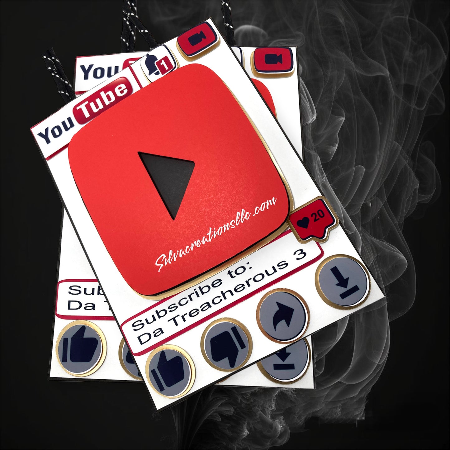 YouTube Theme Goody Bags - YouTube Theme party bags - YouTube inspired Theme Favor bags