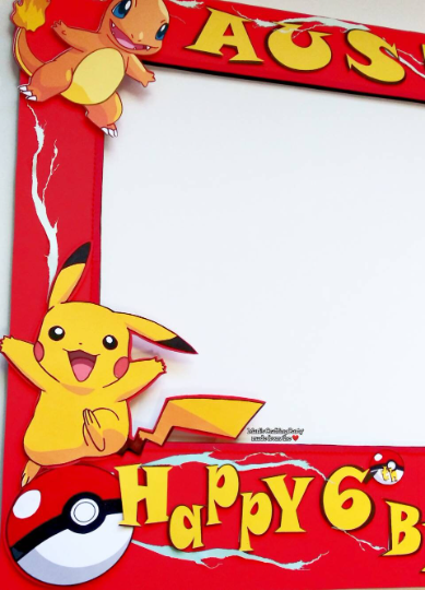 Pokémon Photo Booth Props