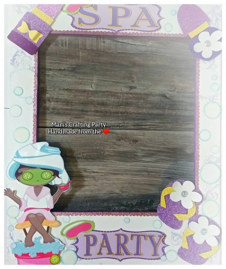 Spa Photo Booth Frame