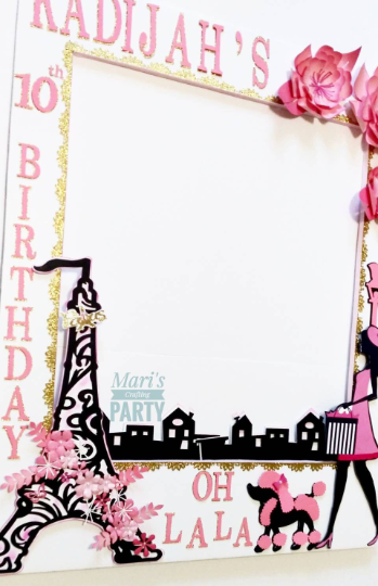 Barbie Photo Booth Frame - Barbie Paris photo booth