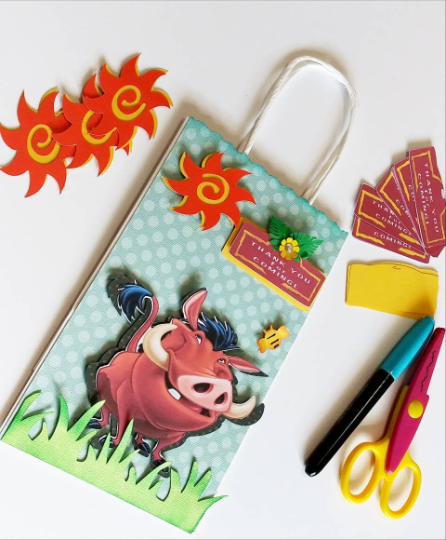 lion king birthday party bag - lion king candy bags - set of 10.