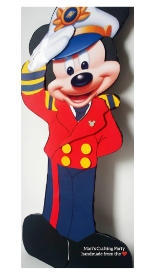 Nautical Mickey Mouse Theme Cut Out