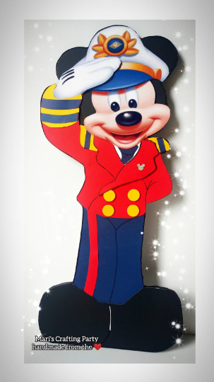Nautical Mickey Mouse Theme Cut Out