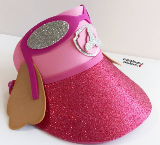 Skye paw patrol hat - paw patrol party hat - Skye patrol birthday party hat - Skye Patrol Visor