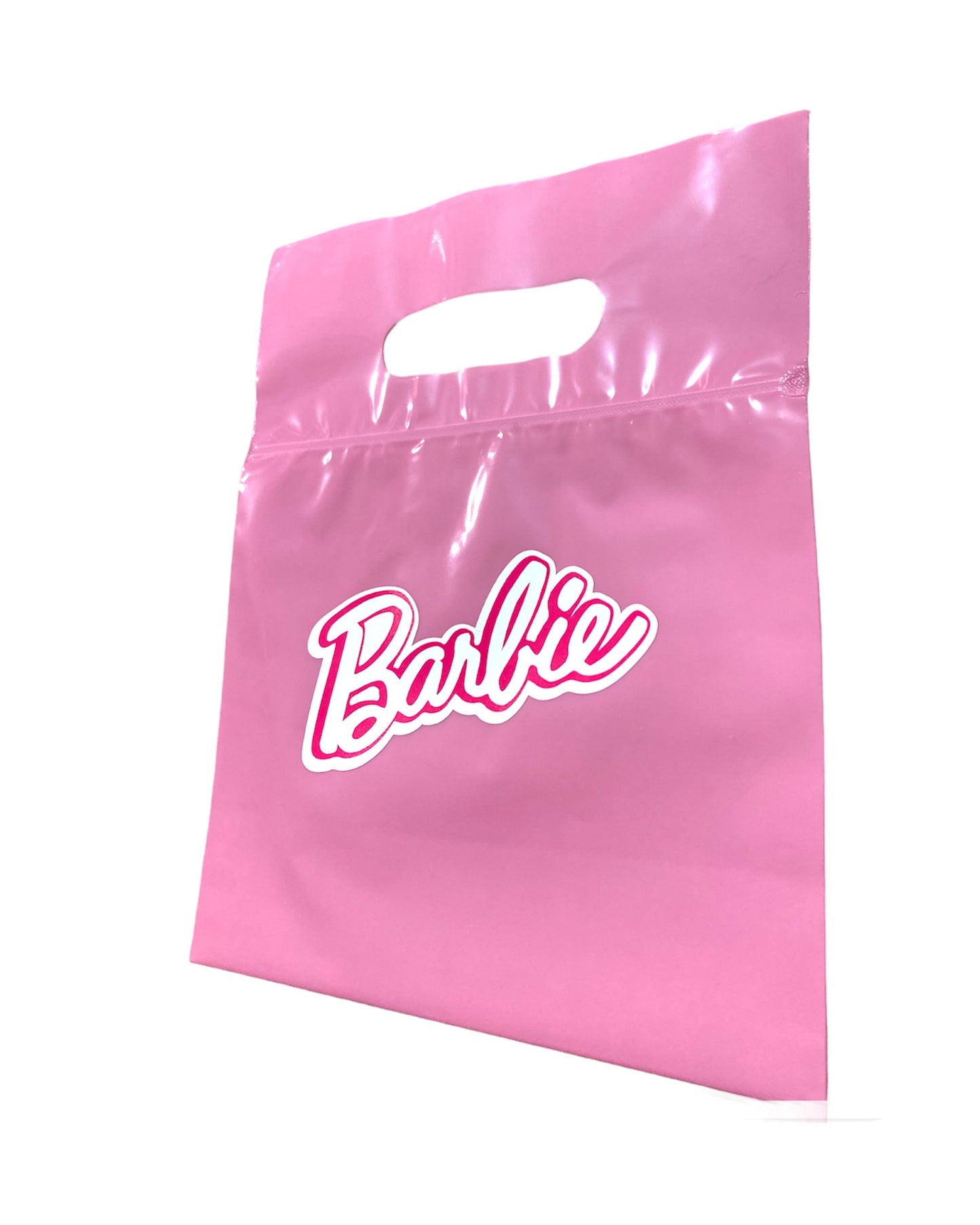 Barbie theme zipper bag with handles, Barbie goodie bag, barbie favor bag, set of 10
