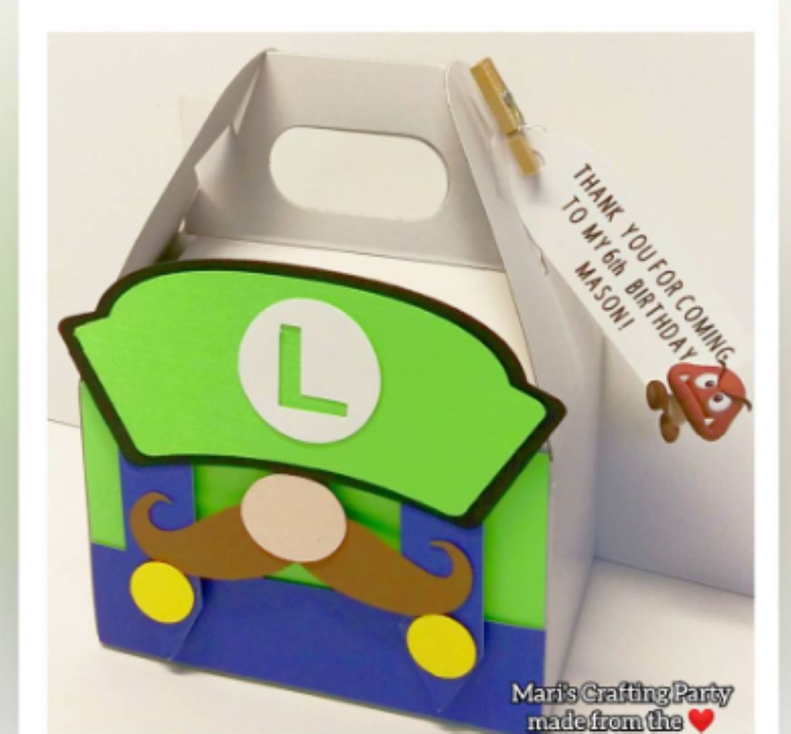 Luigi Bros favor box