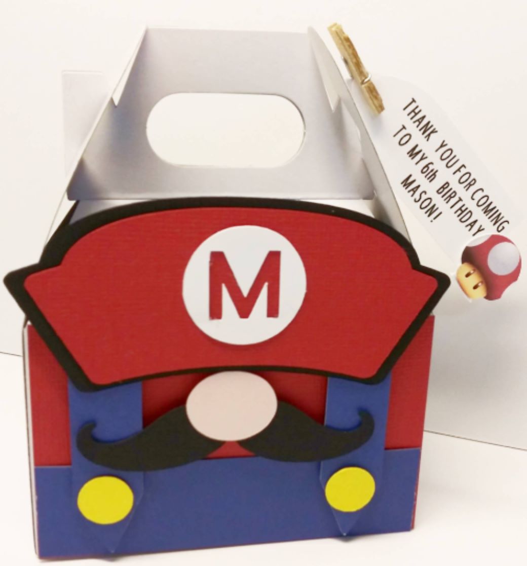 Mario Bros favor box