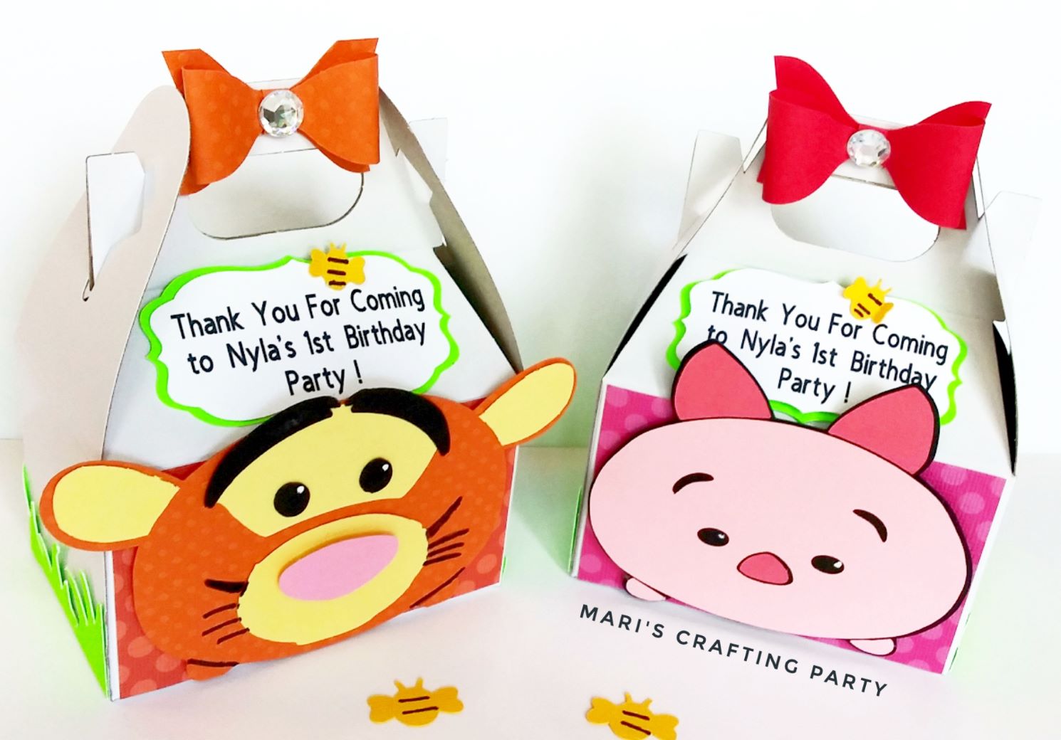Winnie the pooh favor boxes