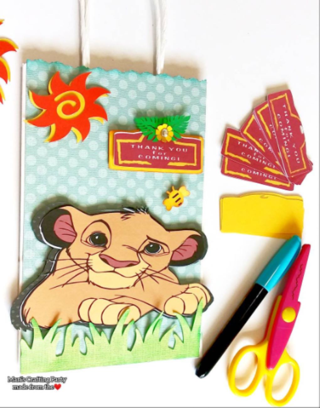 lion king favor bag