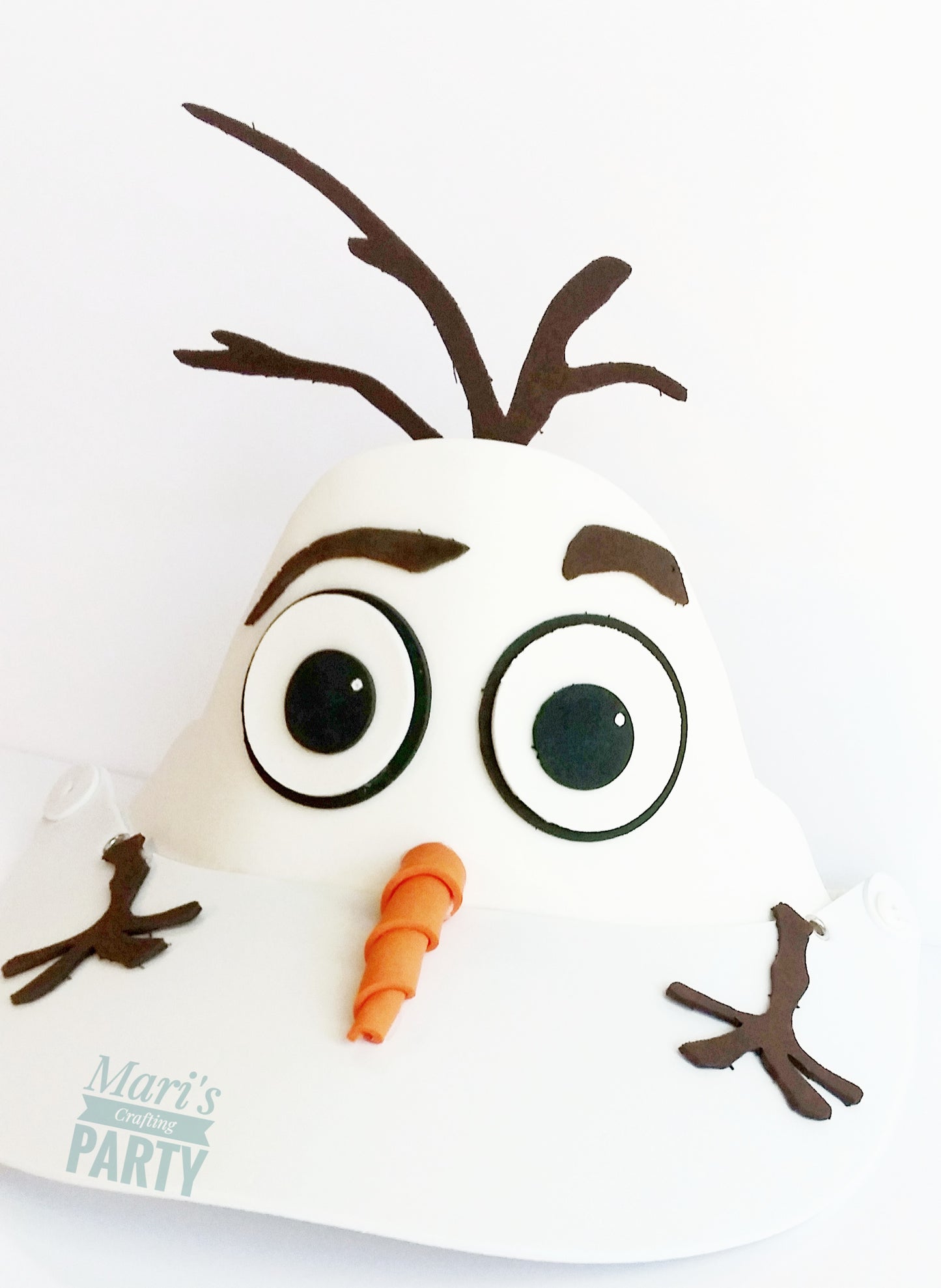Party Kids Olaf Frozen Visor Hat Mixed Color.