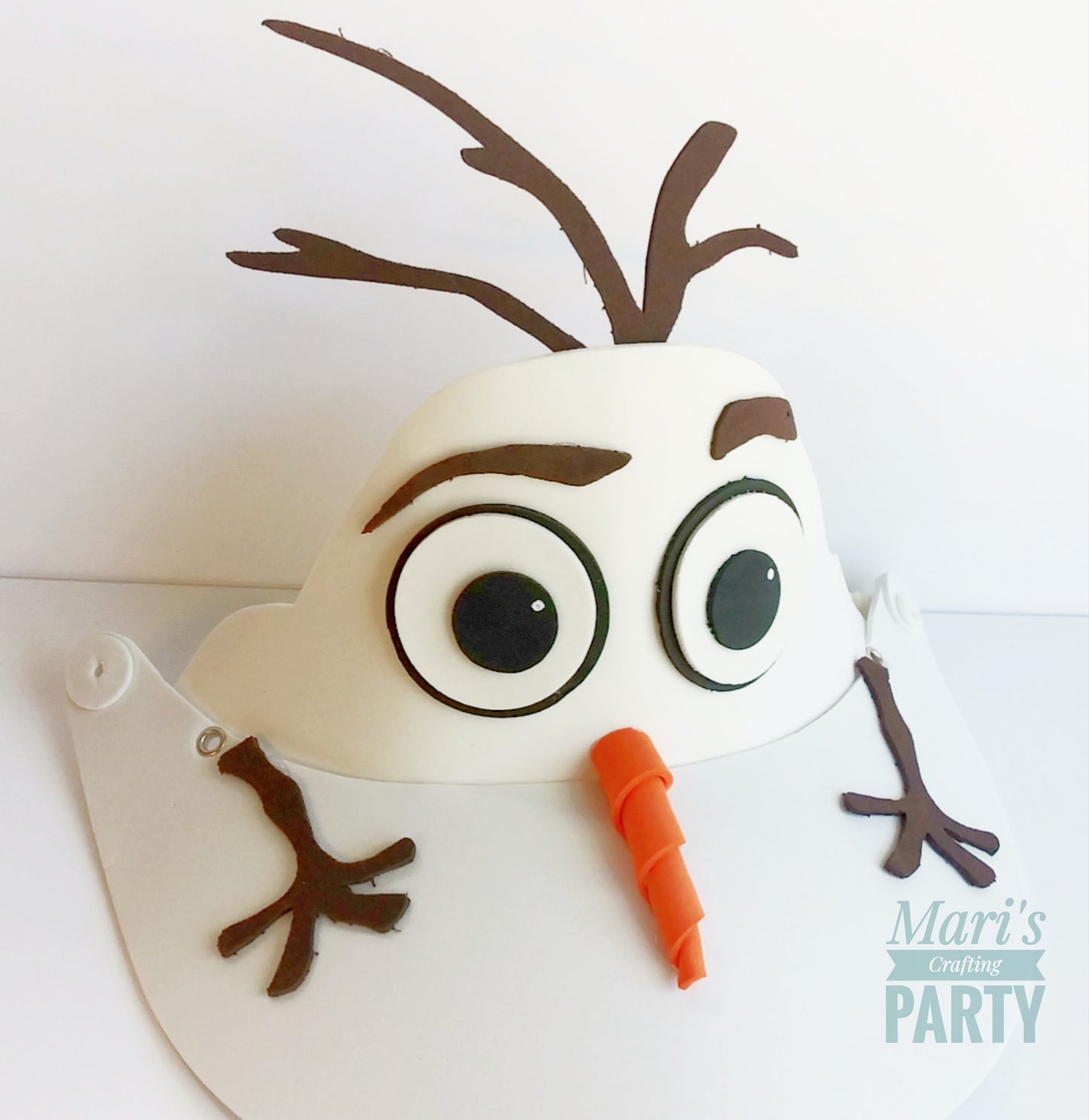 Party Kids Olaf Frozen Visor Hat Mixed Color.