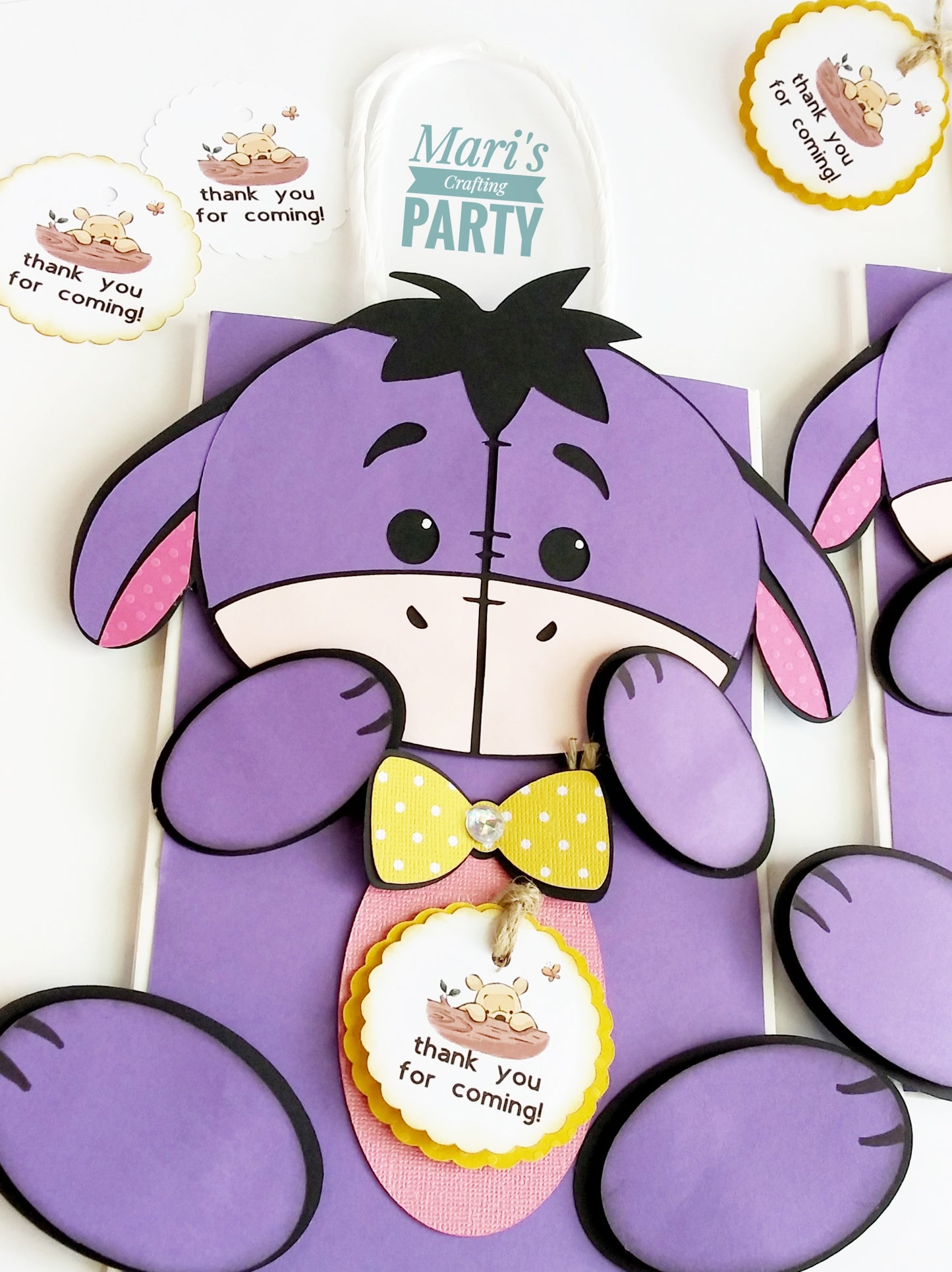 Custom Winnie the Pooh Themed Party Bags / 10 pcs.