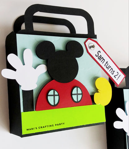 Mickey Clubhouse Party Bags - Mickey Mouse Favor Bags - Mickey Mouse Goody Bag