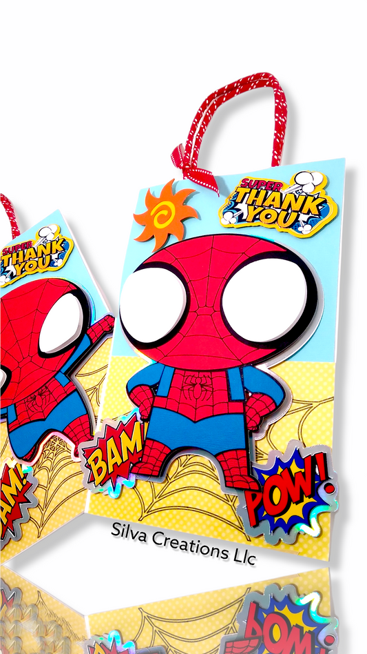Custom Spiderman Themed Party Bags / 10 pcs.