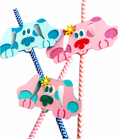 blues clues straw - blue's clues party straw