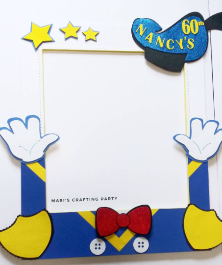 Donald duck photo booth frame - Donald duck photo frame