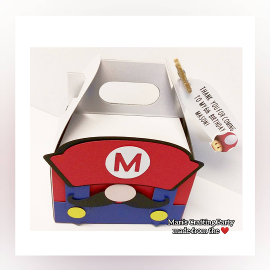 Custom Super Mario Bros Themed Party Box / 10 pcs.